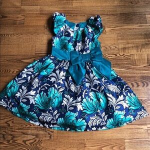 Gymboree floral holiday dress